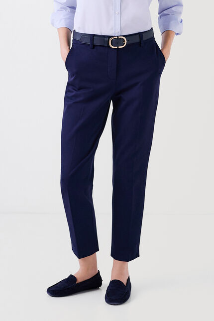 Pantalon psidik bleu marine femme