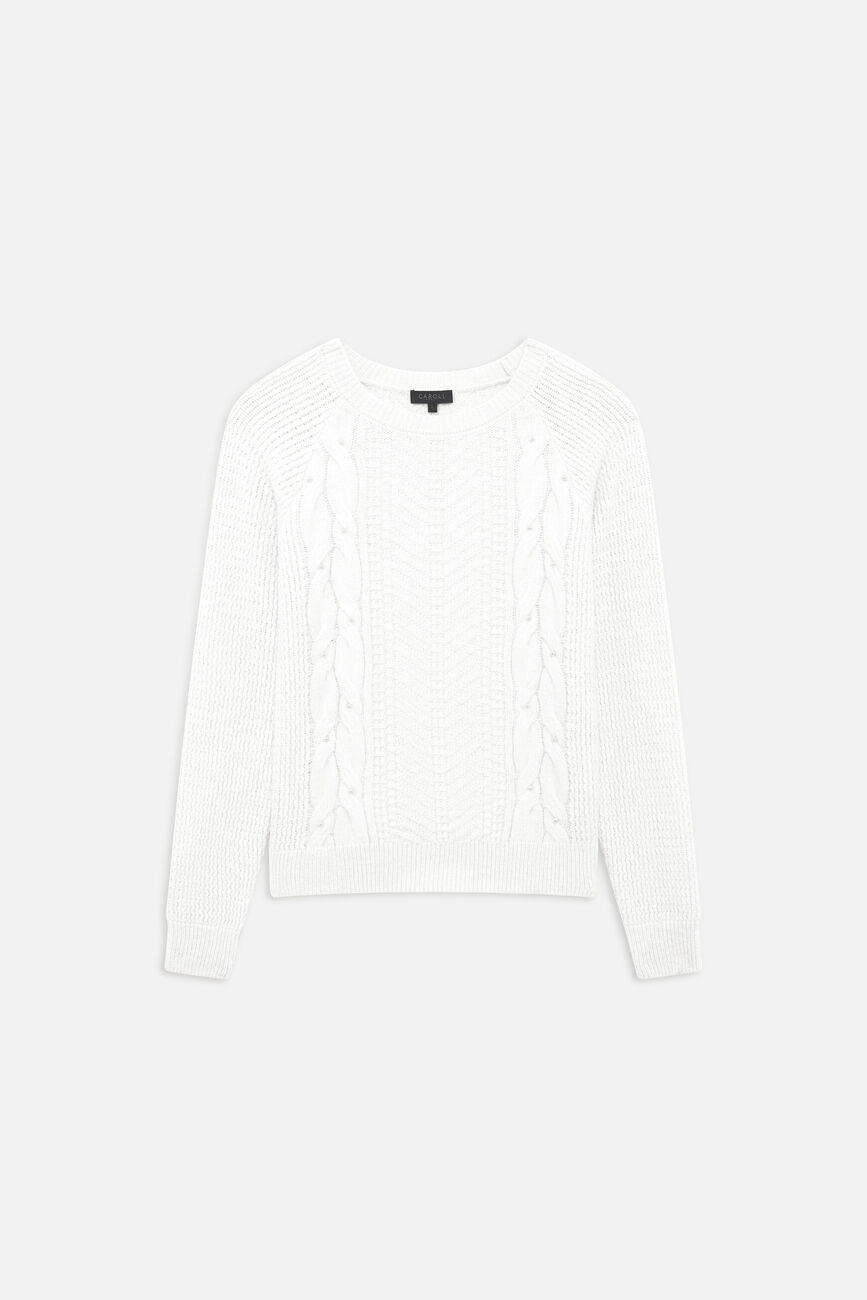 Sweater mronald ecru woman
