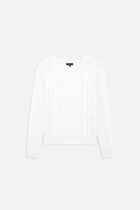 Sweater mronald ecru woman