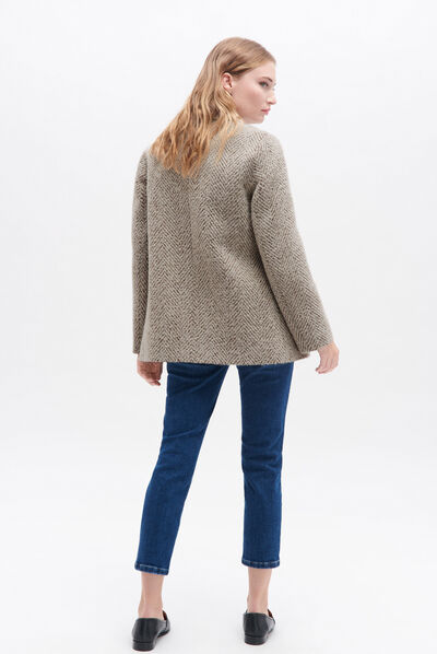 Jas Gabon cognac bruin vrouw