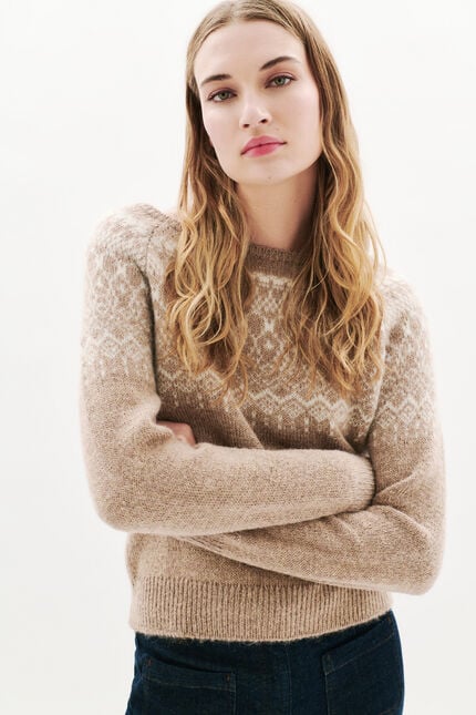 pull mcarlotta marron clair femme Pull Mcarlotta marron clair femme