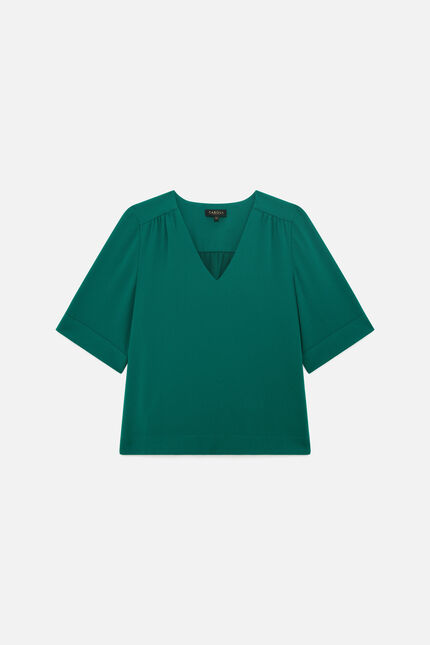 Blouse Cnoe vert foncé femme