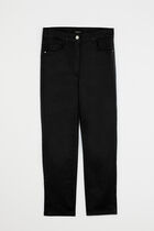 Mason cropped pants black woman
