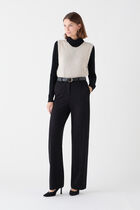 plea pants black woman