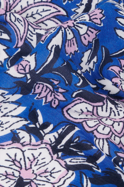 Foulard Luka bleu electrique femme