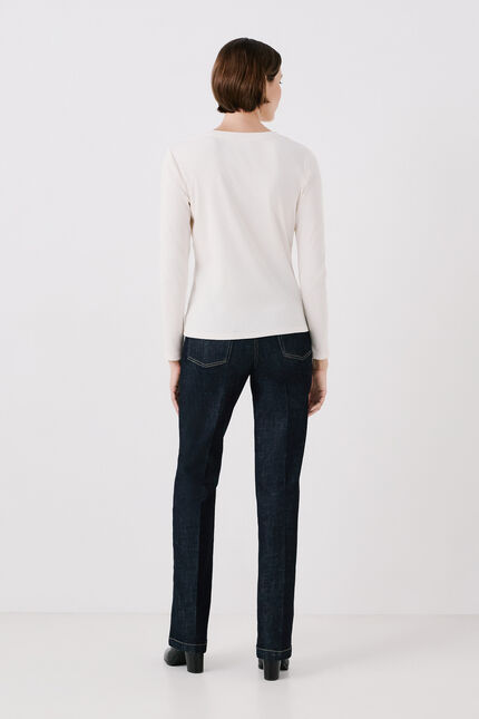 T-shirt tbenta ivoire femme
