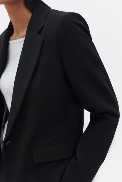 blazer antea noir femme