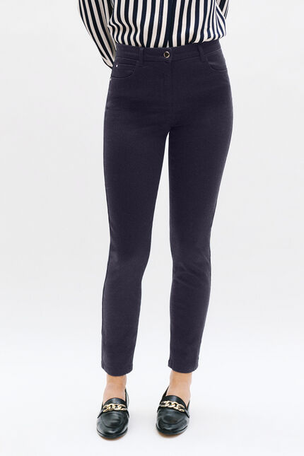 pantalon tony bleu marine femme