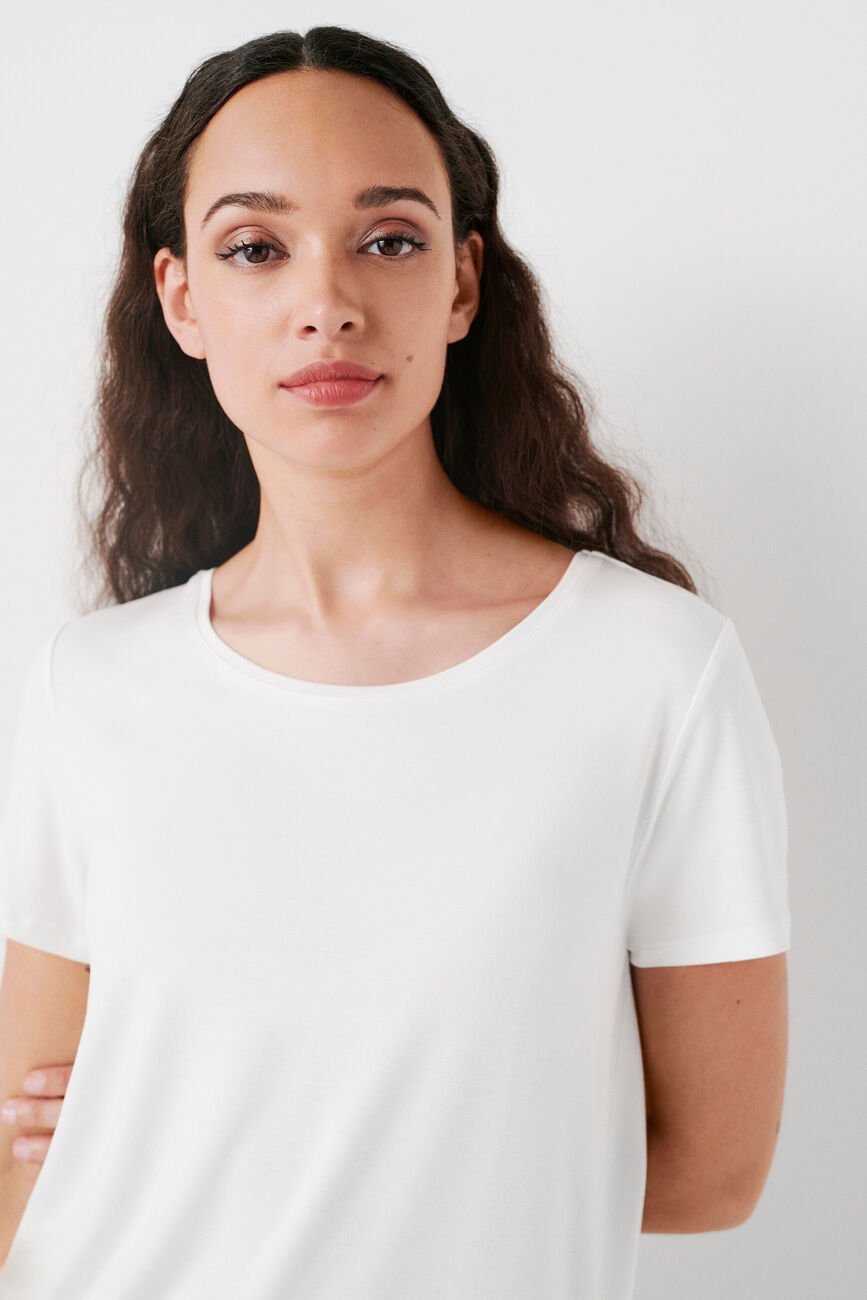 T-shirt tmali ivoire femme