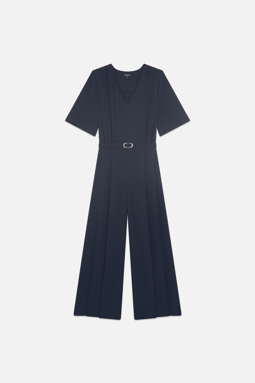 Combinaison Cpinceau bleu marine femme