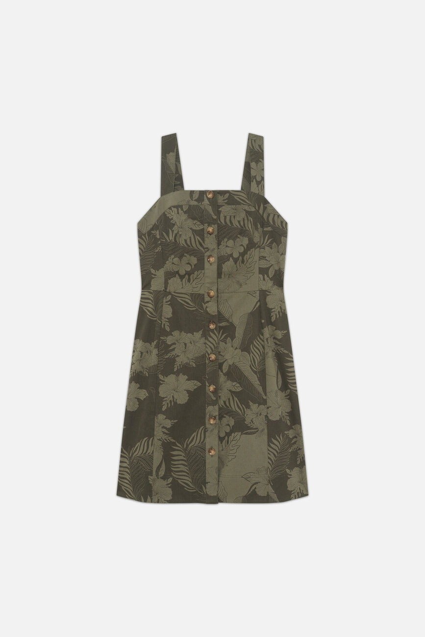 Robe Ravy vert kaki femme