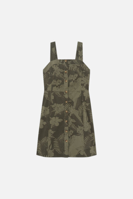 Robe Ravy vert kaki femme
