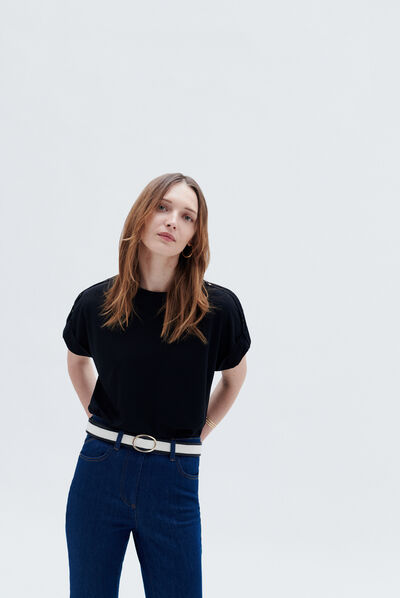 T-shirt tonie noir femme