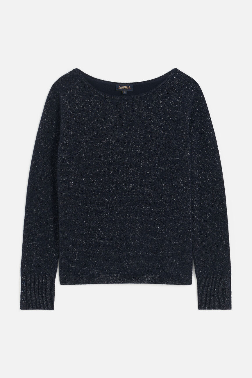 Lurex trui Zoan marineblauw vrouw
