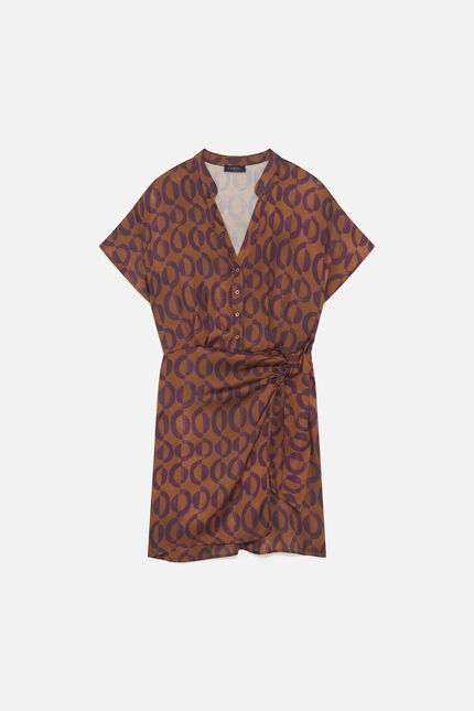 Jurk Rash camel vrouw