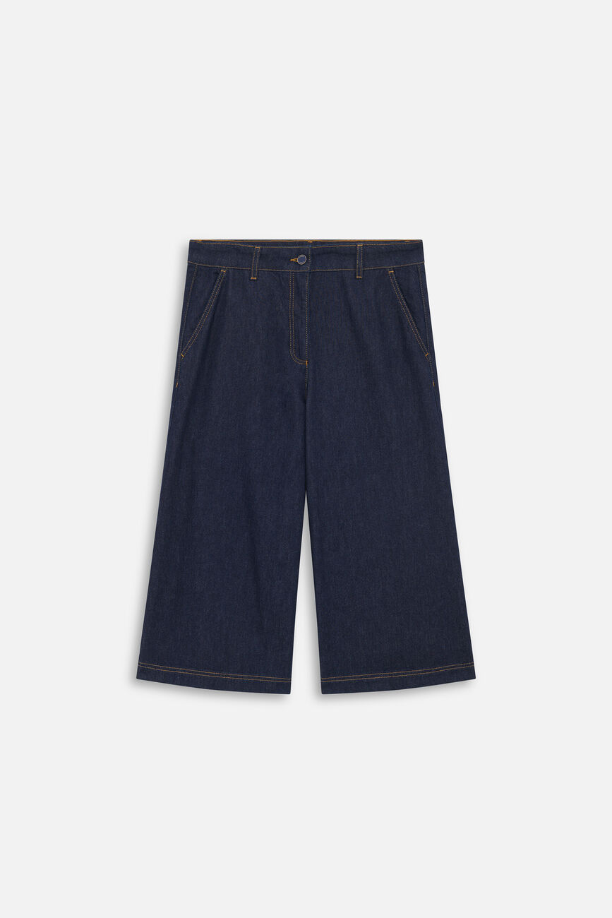 pepper trousers raw denim woman