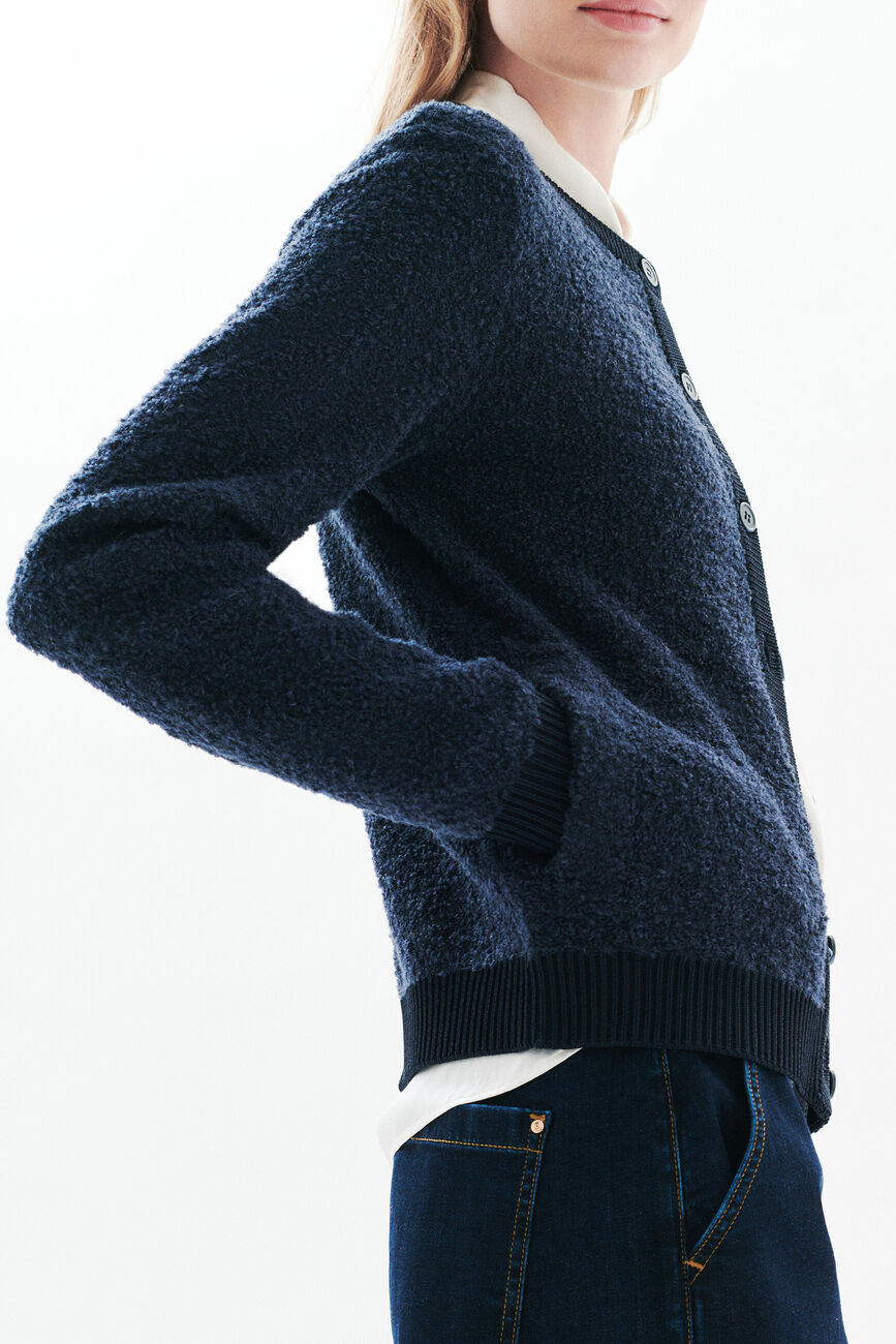 Veste will bleu marine femme