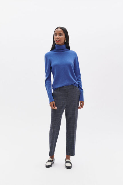 Pantalon psidiko1 bleu electrique femme