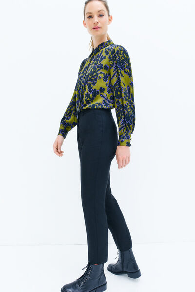 pantalon cesar noir femme