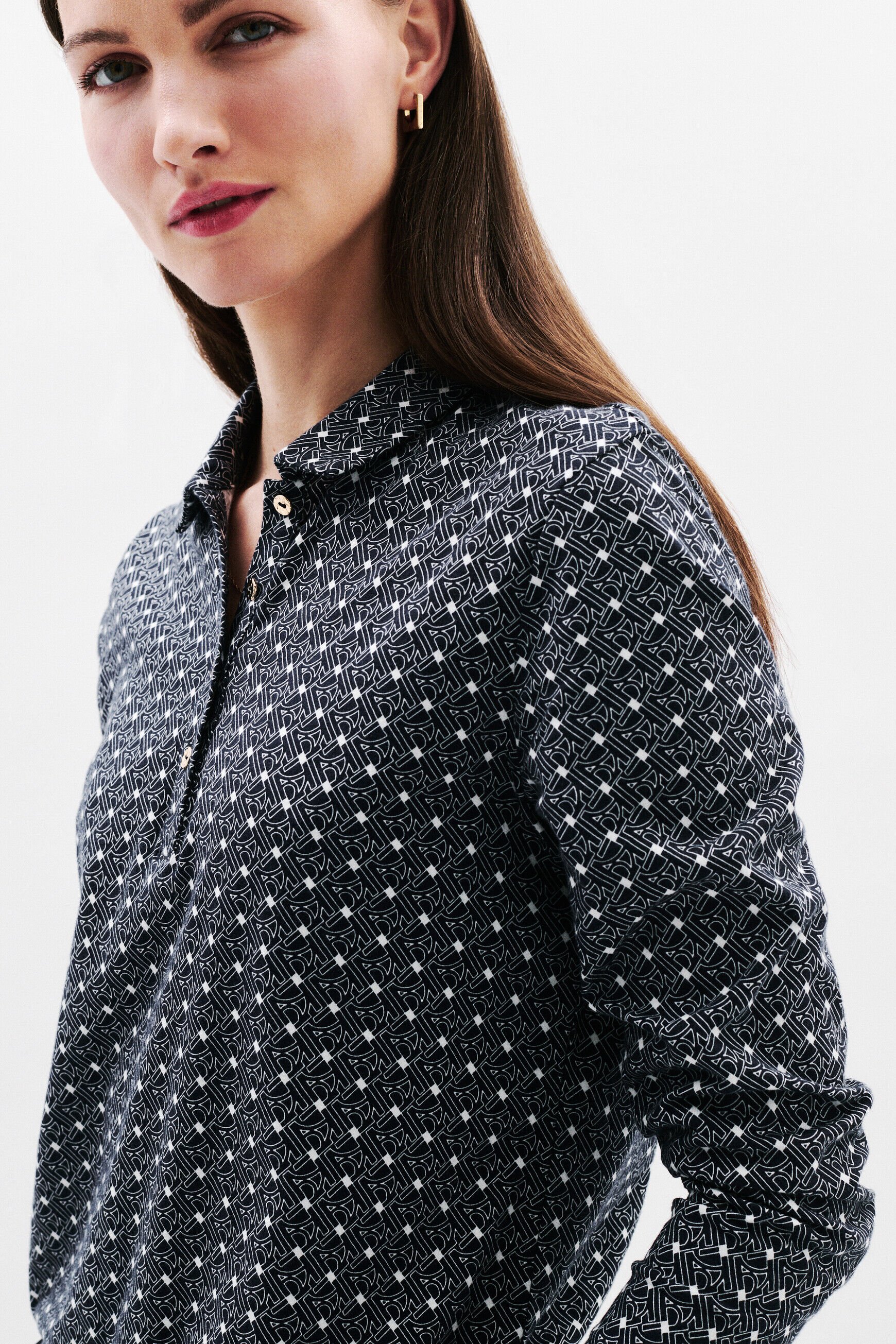 T-shirt Tiris1 bleu marine femme