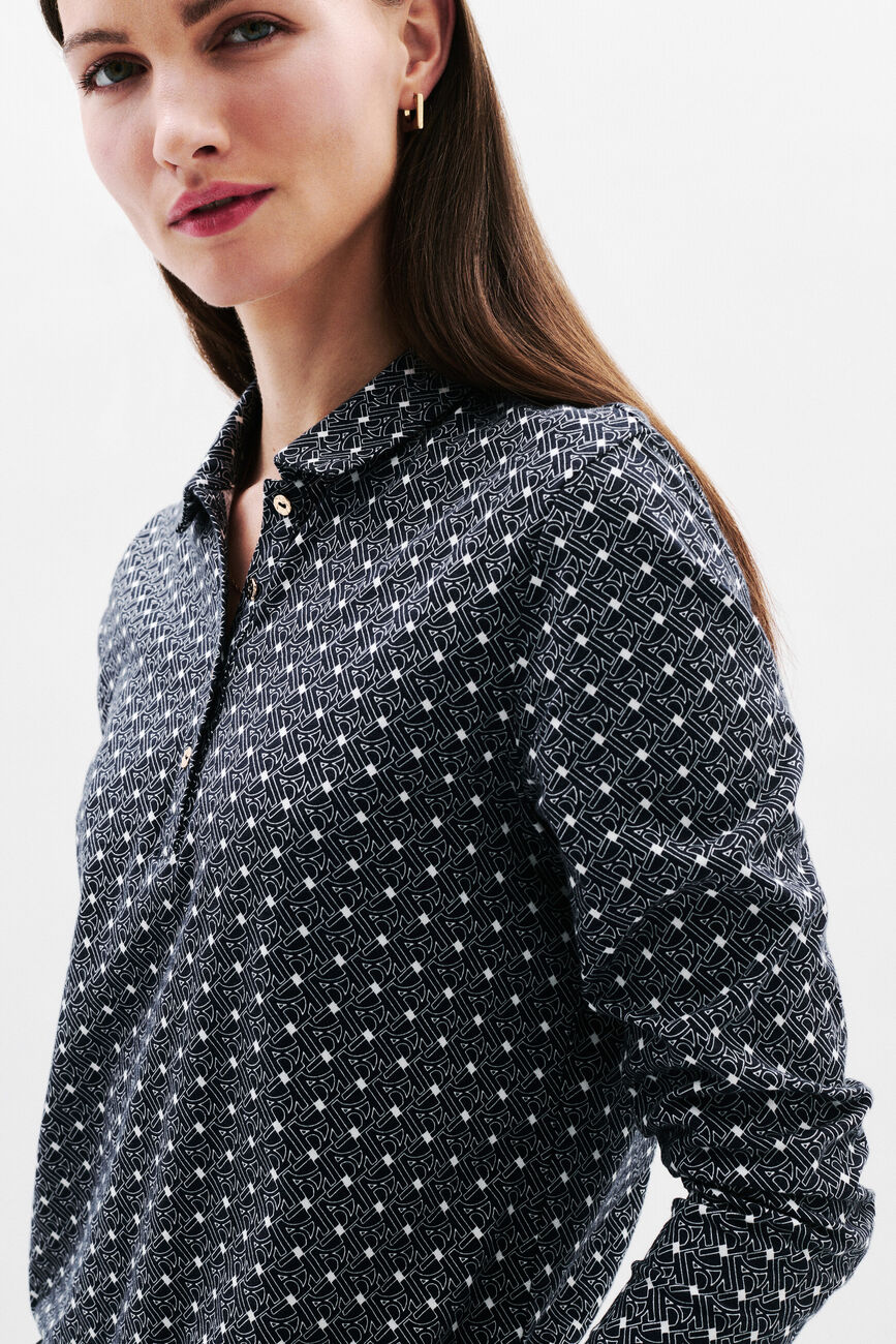 Camiseta Tiris1 azul-marinho mulher