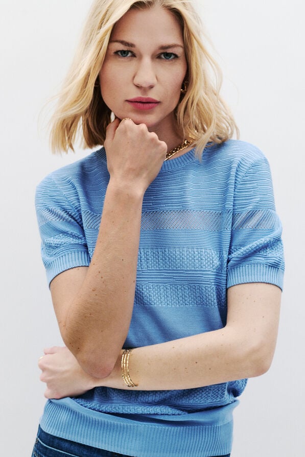 pull mdoris bleu lavande femme Pull Mdoris bleu lavande femme