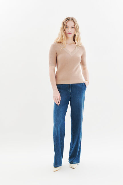 Pull Mlevi sable femme