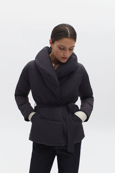 doudoune nana gris fonce femme