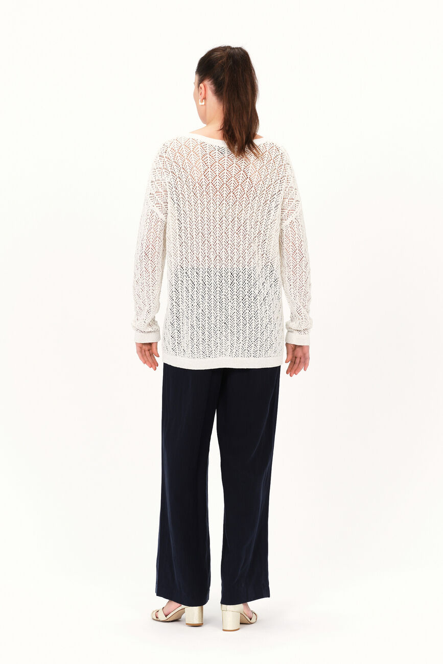 Menzo jumper ecru woman