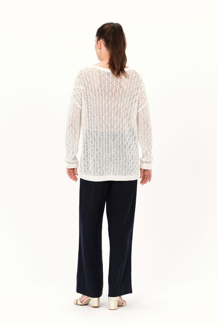 Pull menzo ecru femme