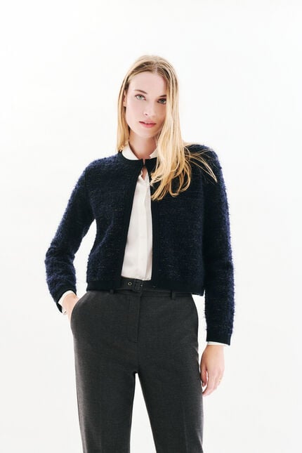 Boléro Mfranca bleu marine femme