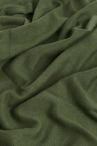 Mabel 100% cashmere scarf khaki green woman