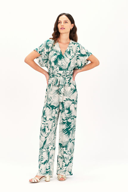 Combinaison cocotte vert emeraude femme