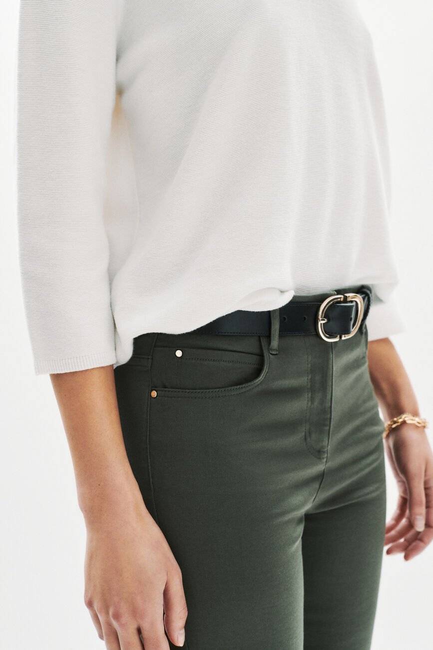 Broek tony khakigroen vrouw