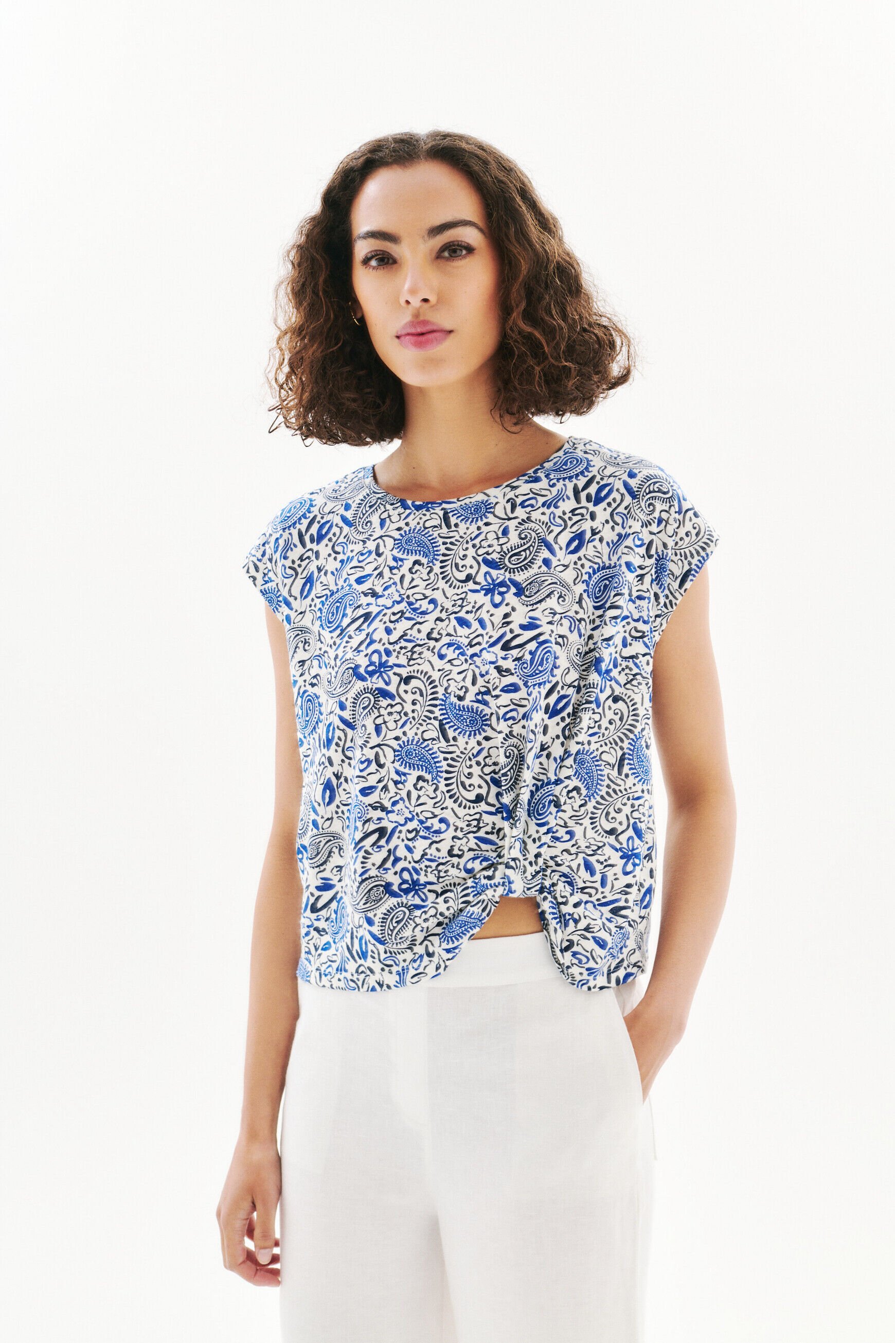 T-shirt Timi1 bleu roi femme