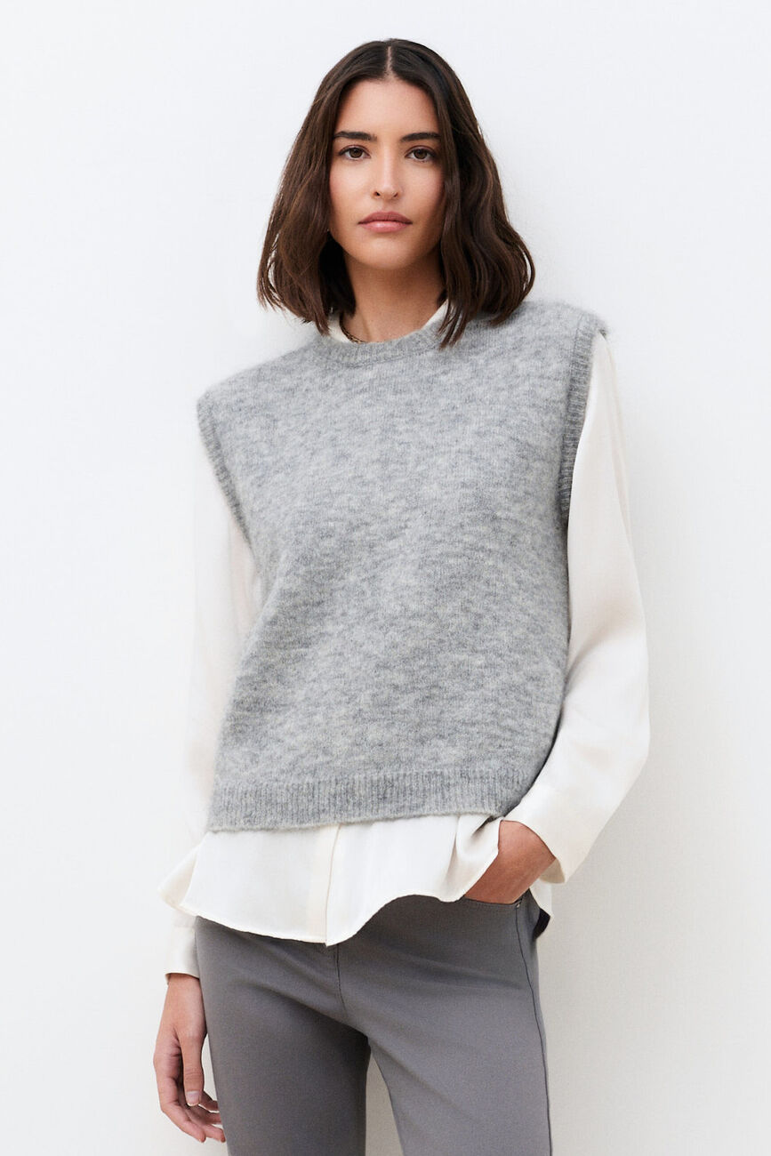 Mluigi sweater grey woman