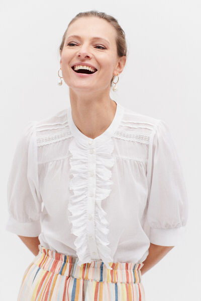 Chemise bella blanc femme