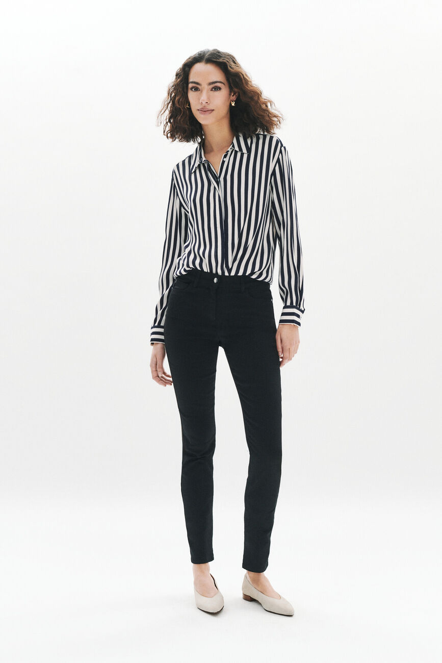 pantalon joss b noir femme