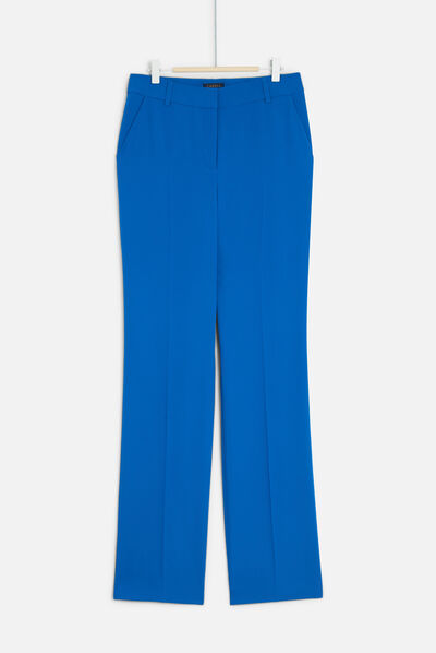 pantalon clement bleu electrique femme