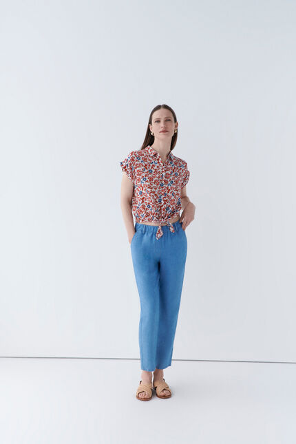 Camicia clivio2 rosso chiaro donna