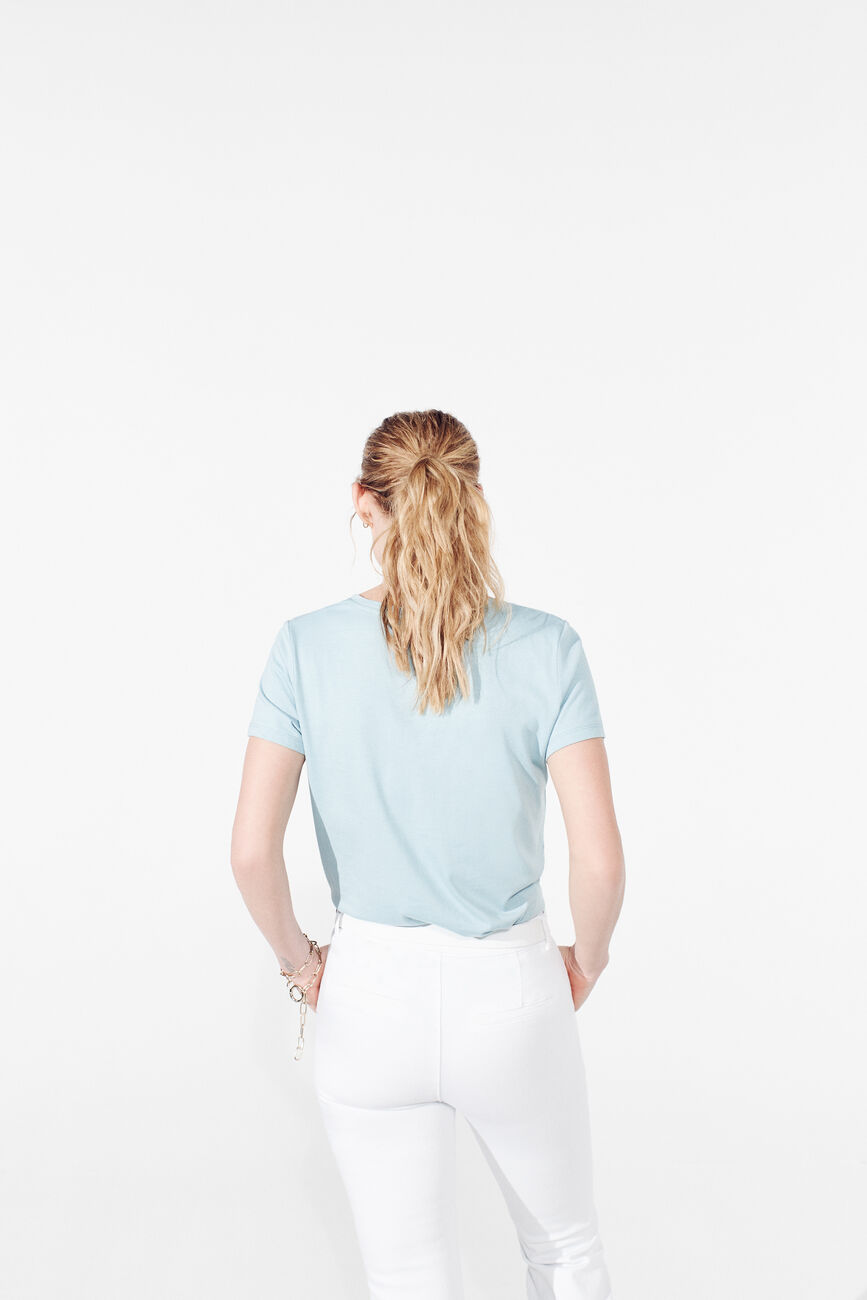 t-shirt nessa vert clair femme