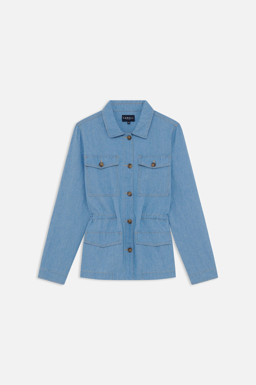 Veste Grace5 bleu ciel femme