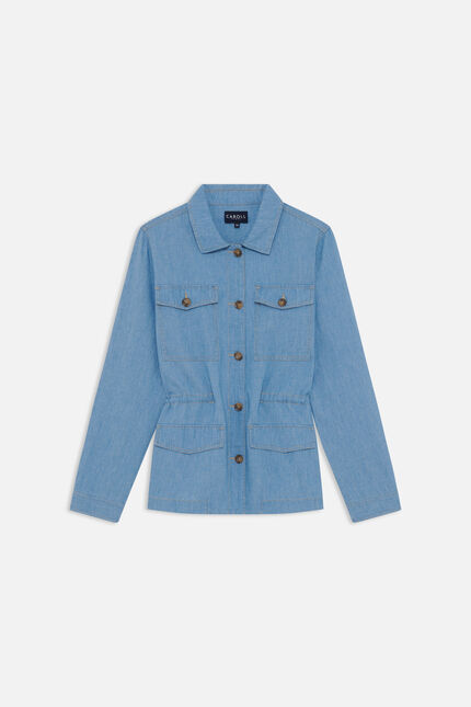 Veste Grace5 bleu ciel femme