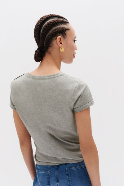 t-shirt manon gris femme