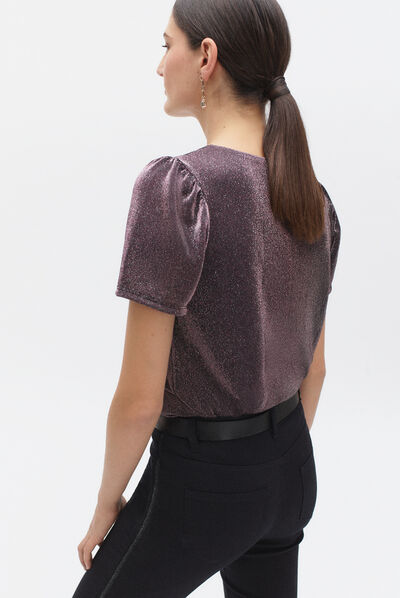 t-shirt alexi couleur or femme