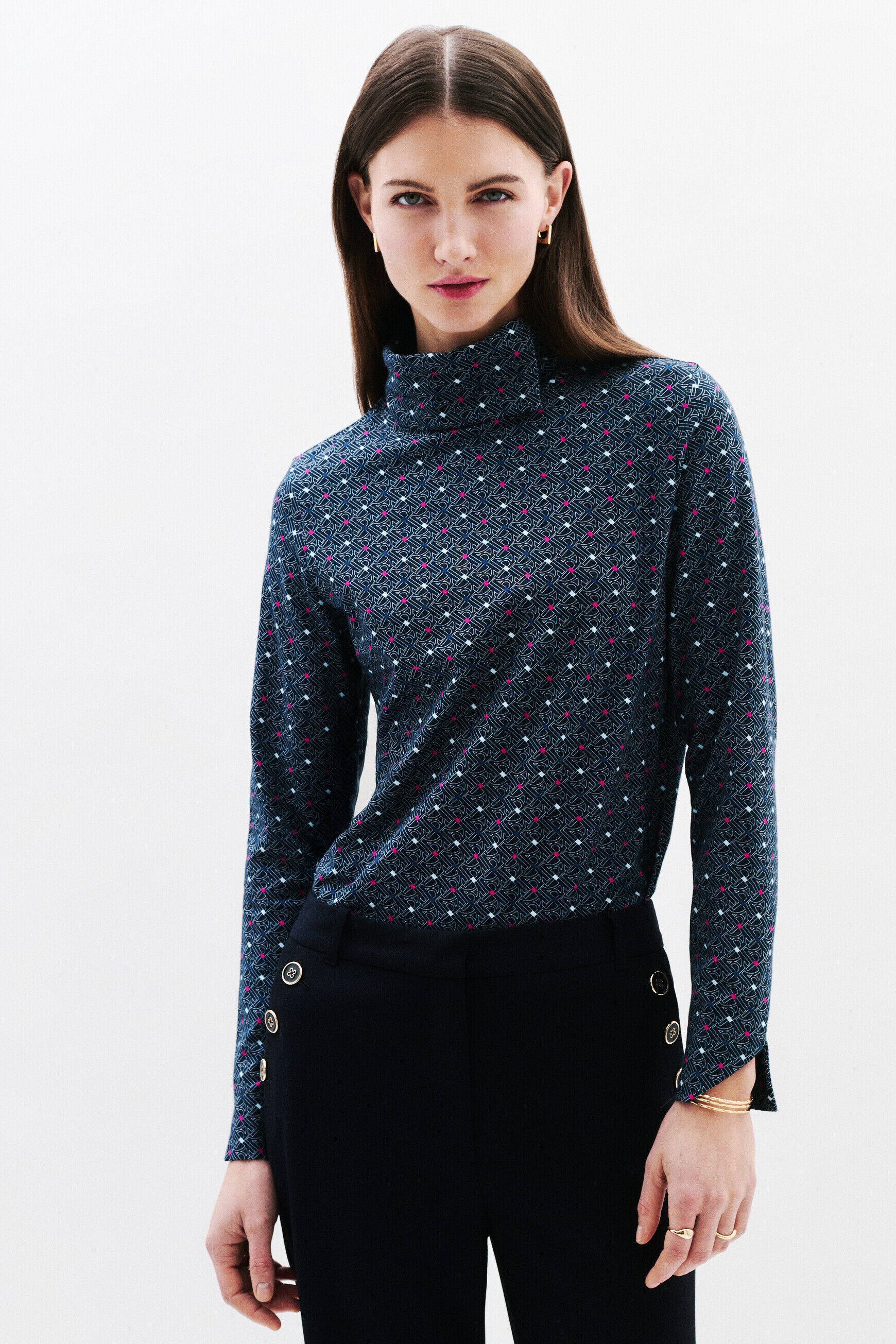 T-shirt Tanoushka1 bleu marine femme