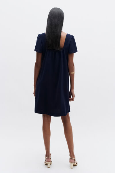 robe novio bleu marine femme