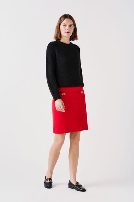 Jupe Jaddy rouge femme