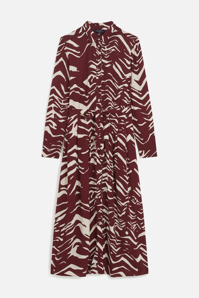 Robe rlilie bordeaux femme
