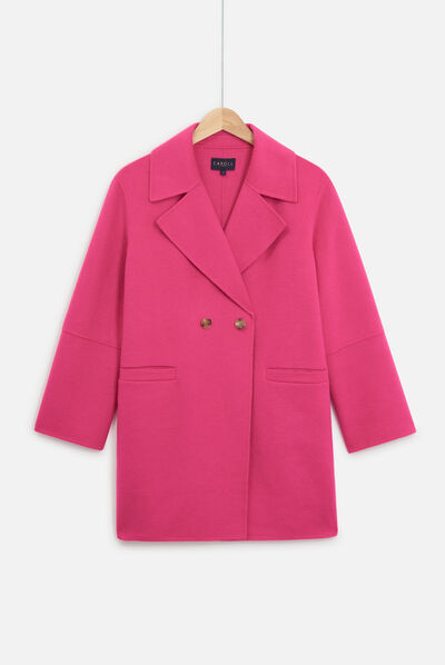 manteau rose fushia zara